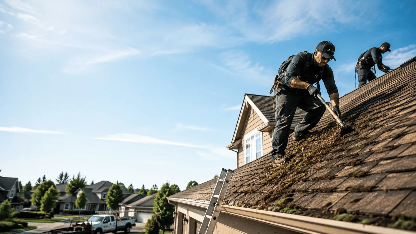 Roof Moss Removal in Levering, MI near me